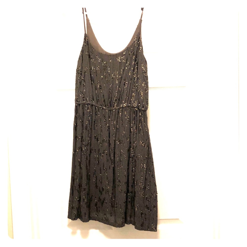 Grey Sequin mini